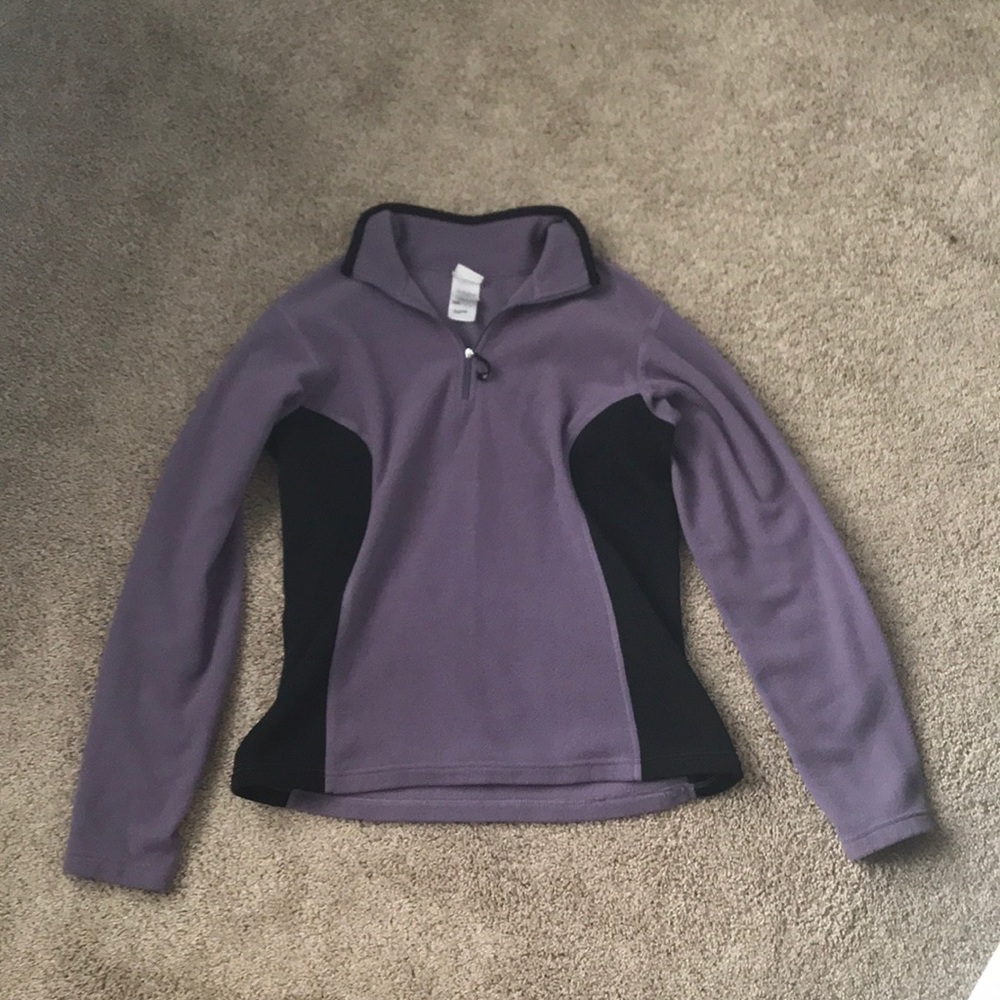 Purple north face fleece